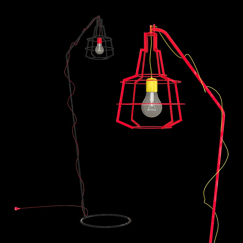 Studio beam – Floor lamp Rufus 3ds Max