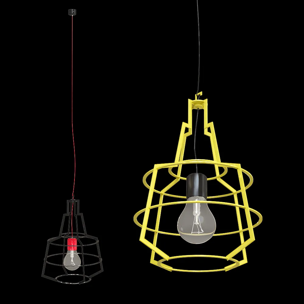 Studio beam – Pendant lamp Rufus 3ds Max