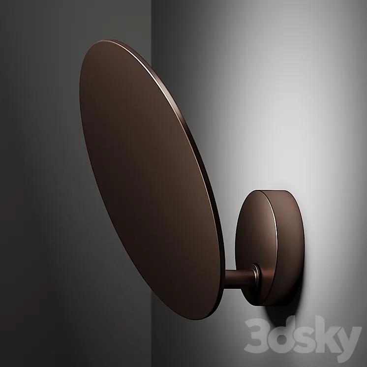 Studio Design Puzzle Round Wall Sconce 3DS Max