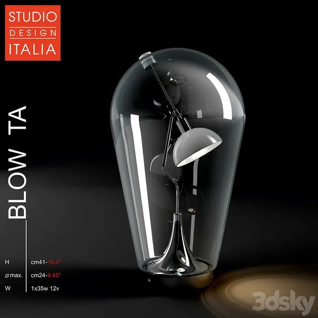 STUDIO ITALIA DESIGN. BLOW TA 3dsMax Model