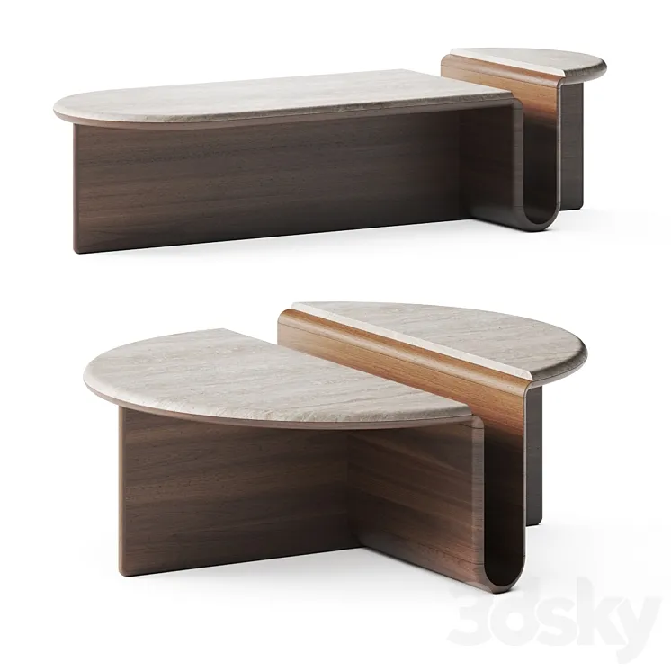 Studio Kali Kanyon Coffee Tables 3DS Max Model