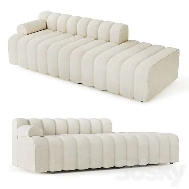 Studio Ottoman Classic Sofa 3dsMax Model