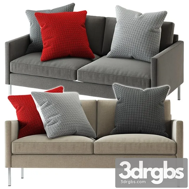 Studio series customizable loveseat