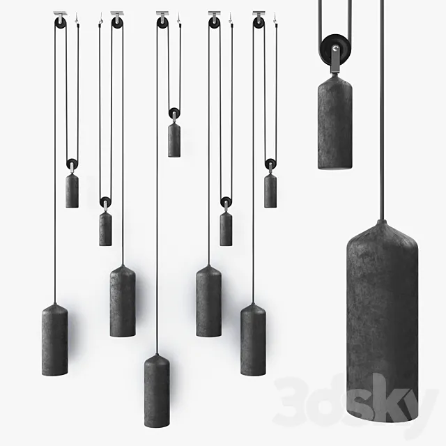 Studio WM – Porcelain lamp 3ds Max