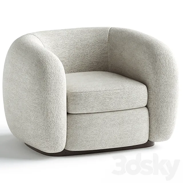 Studiotwentyseven Ecume Armchair 3DS Max Model