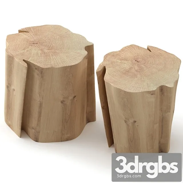 Stump coffee tables. 2 3dsmax Download