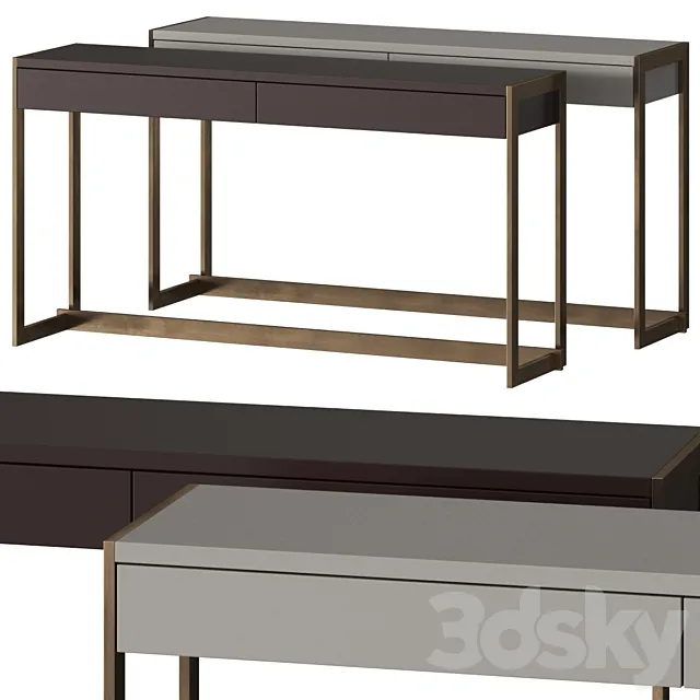 Stylish Club Manhattan Console Tables 3ds Max