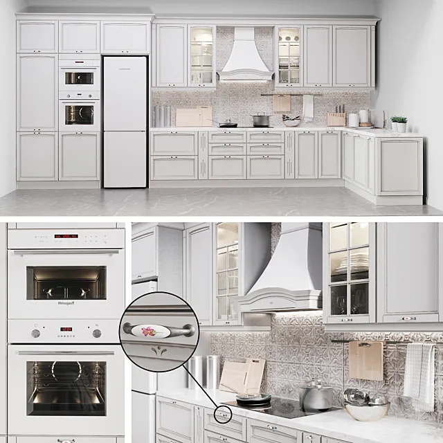 Stylish Kitchens Lily 3DSMax File