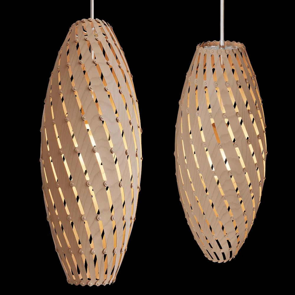 Stylux – Pendant lamp ROLL 3ds Max