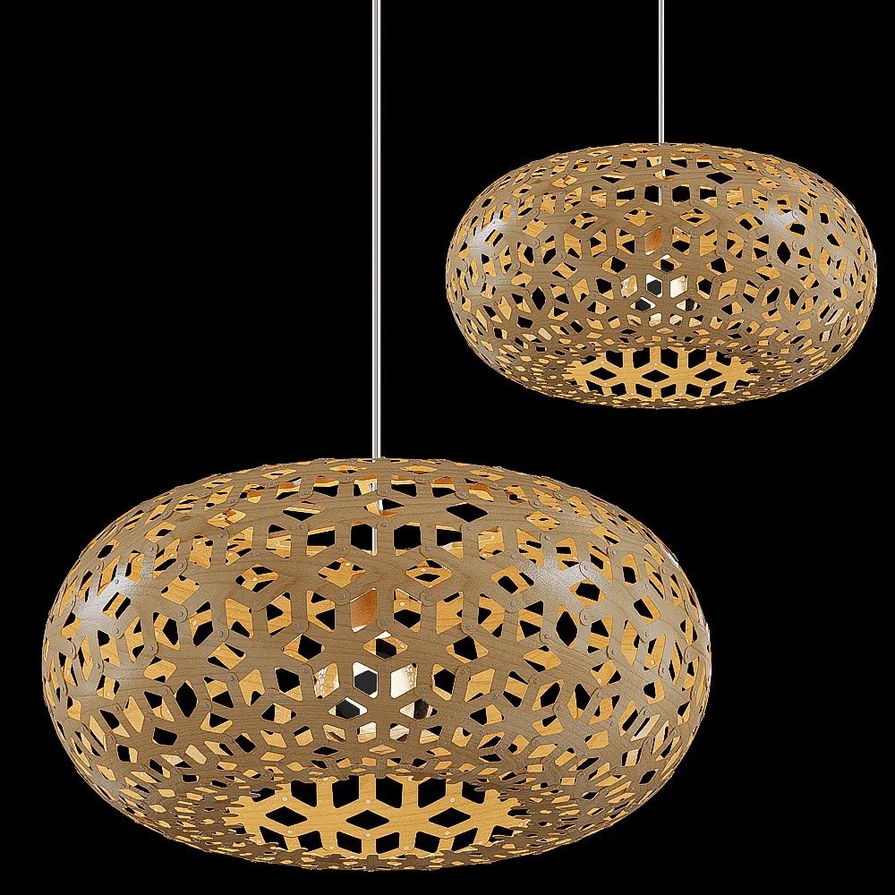 Stylux – Pendant lamp Snowflake 3ds Max