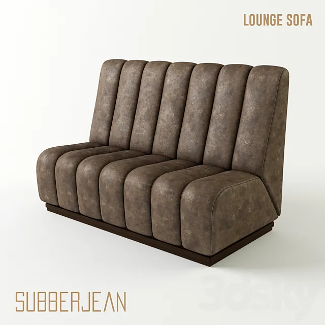 Subberjean Lounge Sofa 3-colored 3DSMax File