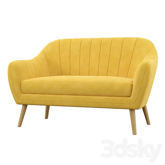 Sudbury 2 Seater Sofa 3ds Max