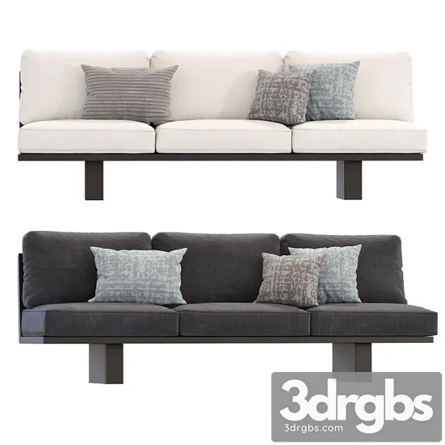 Suelo outdoor armless sofa