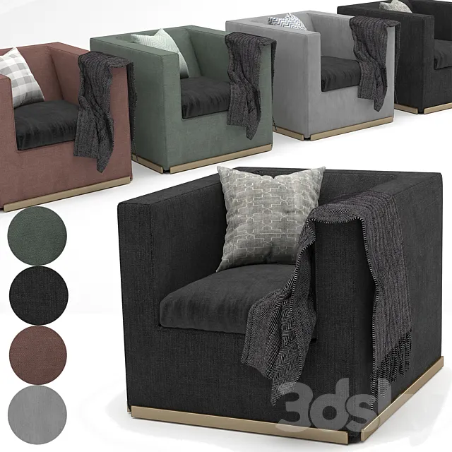 Suitcase_Line_Minotti 3ds Max
