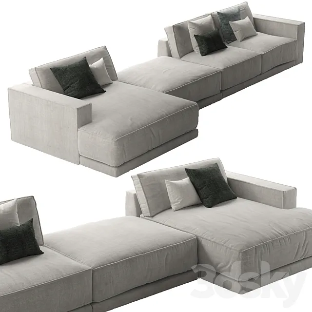 Suite Casamilano Sofa-2 3ds Max