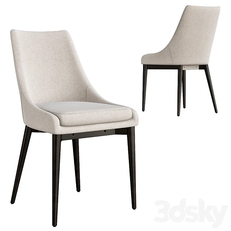 Sullivan Mid Century Dining Chair 3DS Max