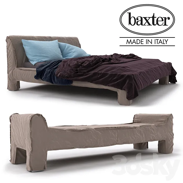 Summer Bed & Summer Bench | Baxter 3DS Max Model