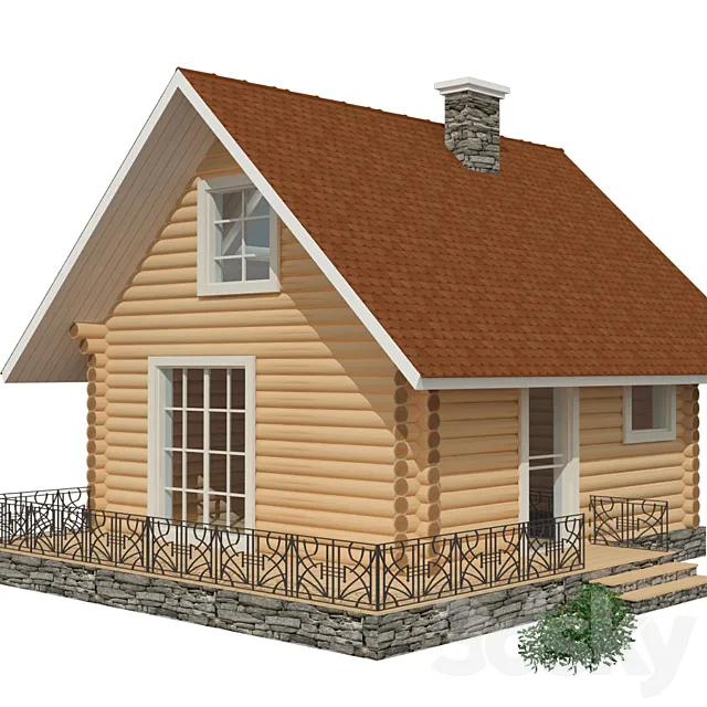 summer house 3DS Max Model