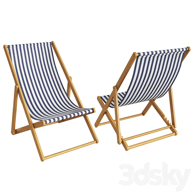 Sun lounger 3ds Max