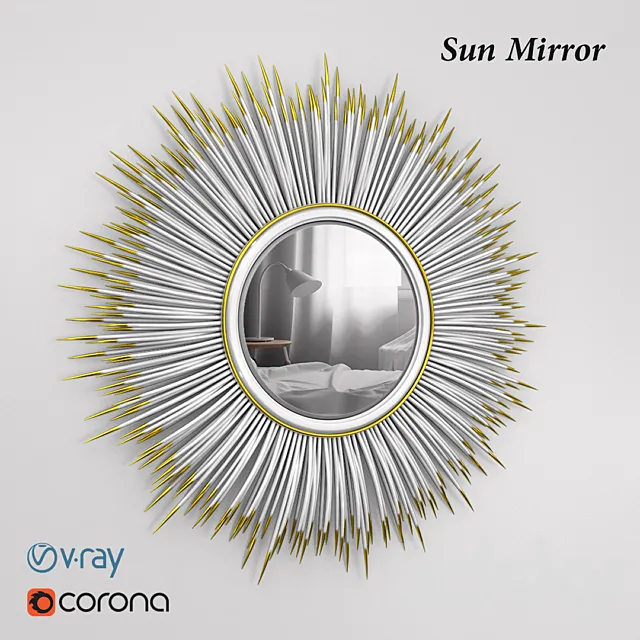 Sun mirror 3DSMax File