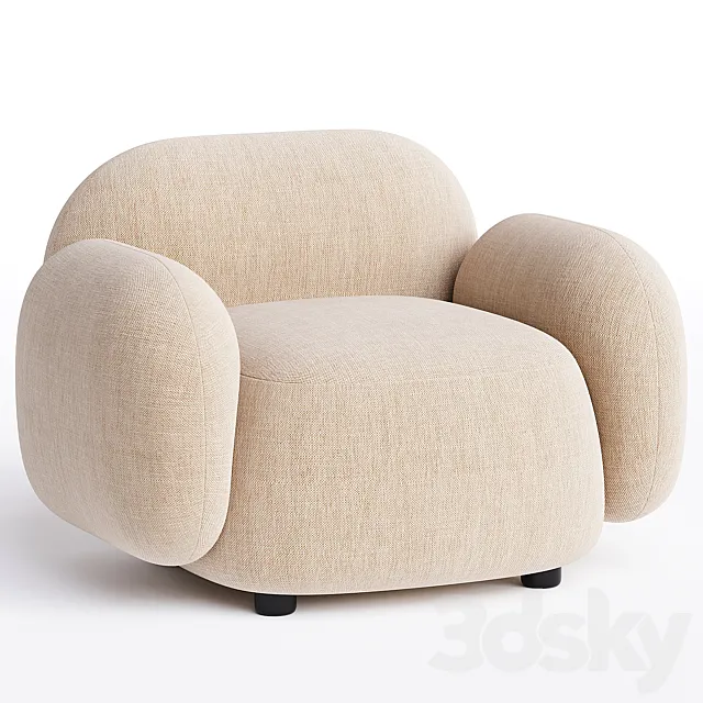 Sundae Armchair by Jason Ju 3ds Max