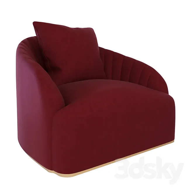 Sunpan Astrid Armchair 3DS Max Model