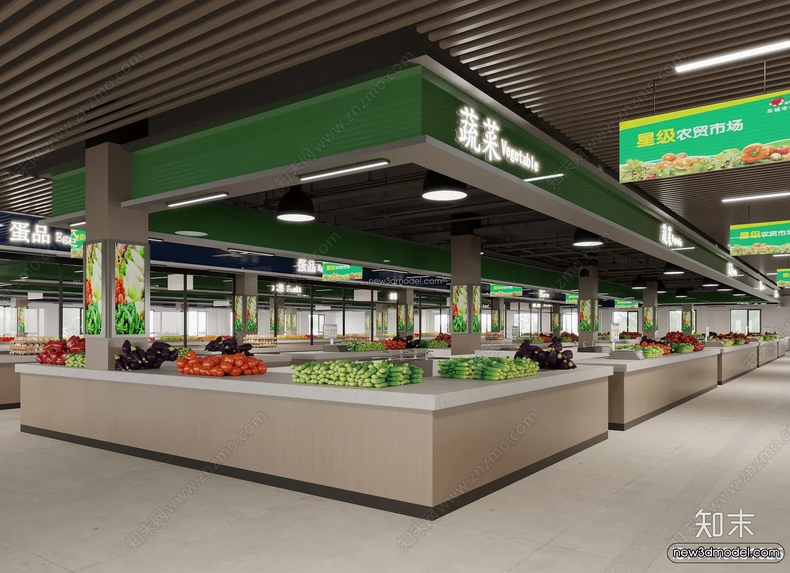 Super Market And Shop – 3D Interior Scene – 3D Models – 052