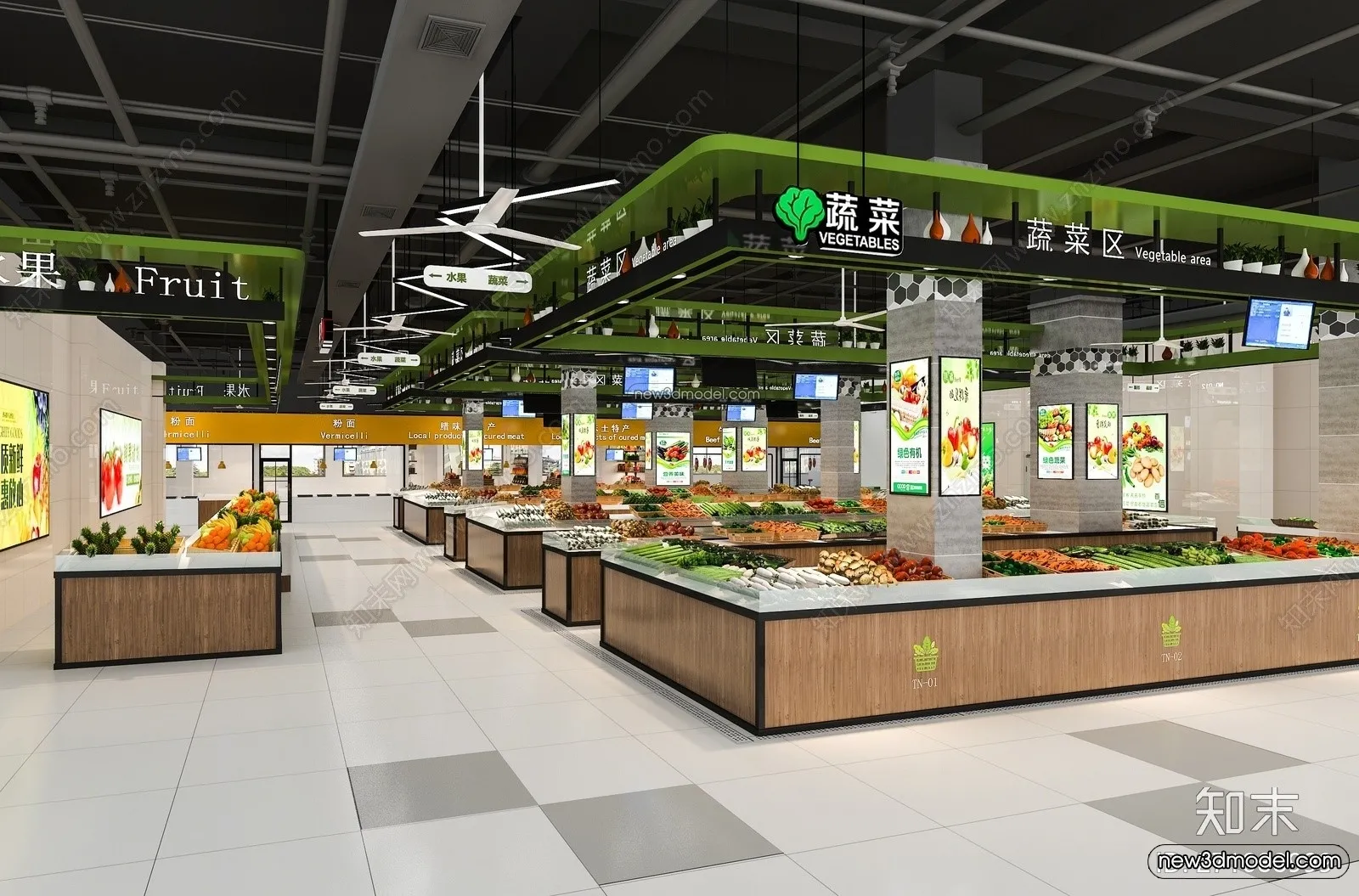 Super Market And Shop – 3D Interior Scene – 3D Models – 062