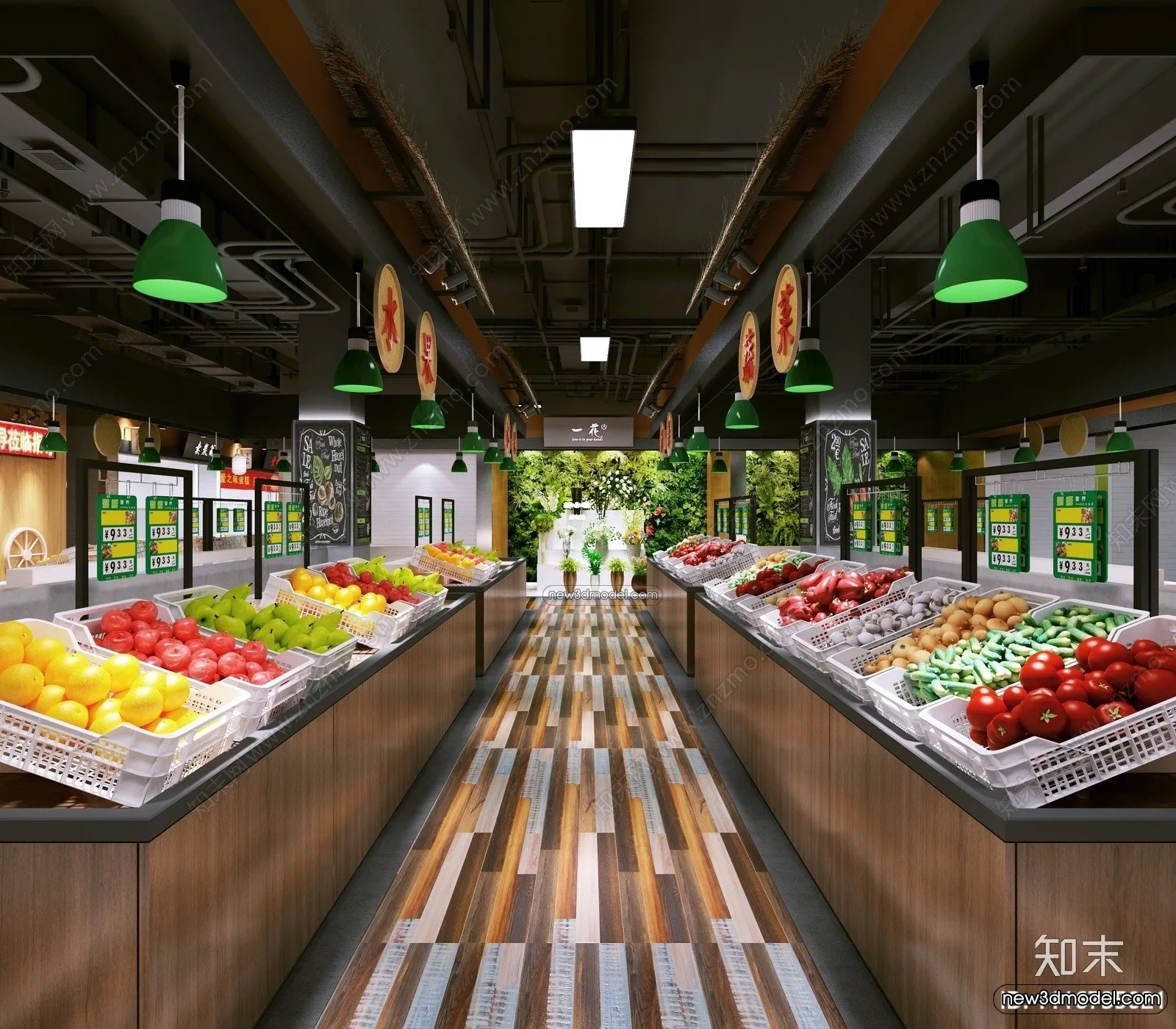 Super Market And Shop – 3D Interior Scene – 3D Models – 097