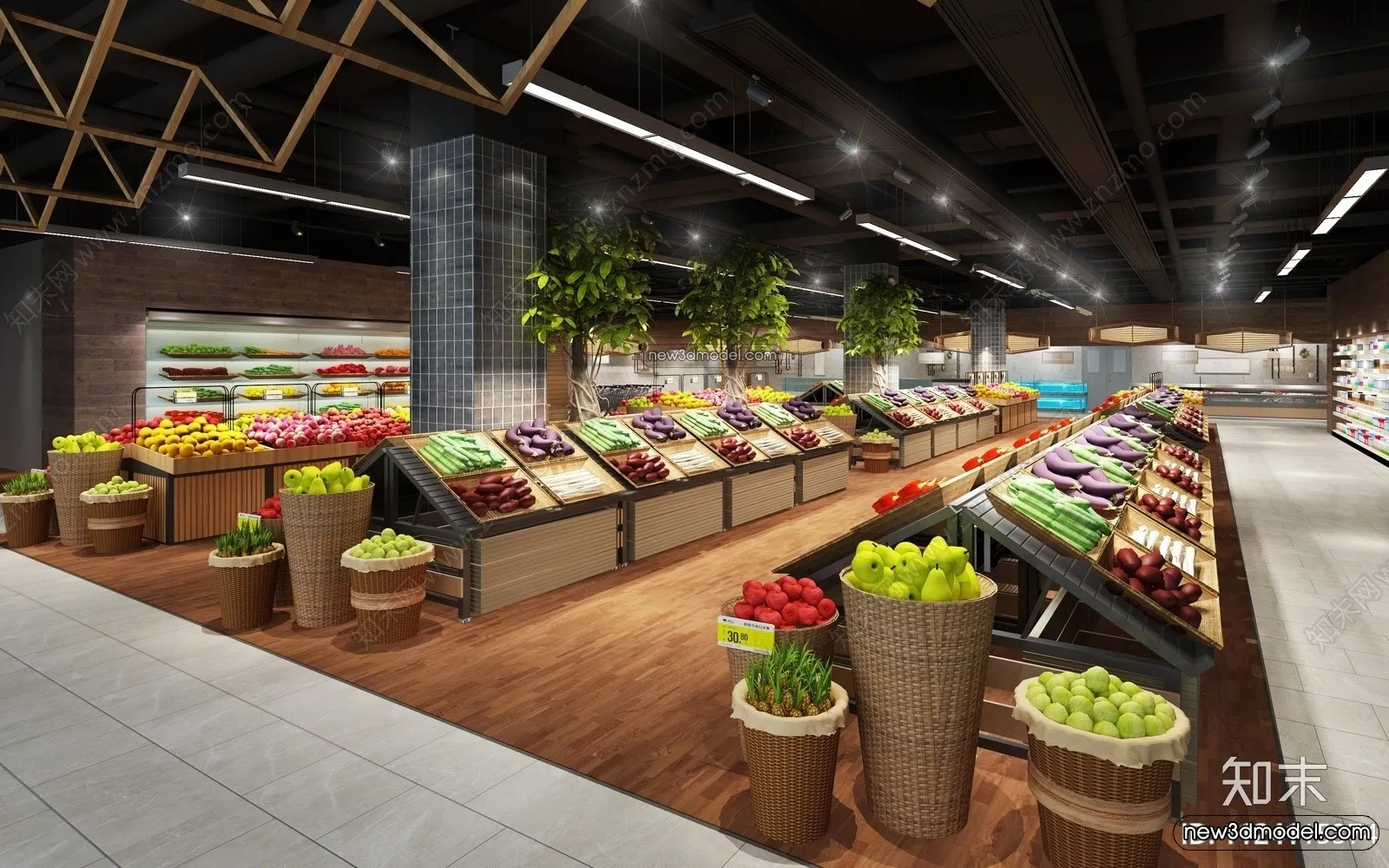 Super Market And Shop – 3D Interior Scene – 3D Models – 117