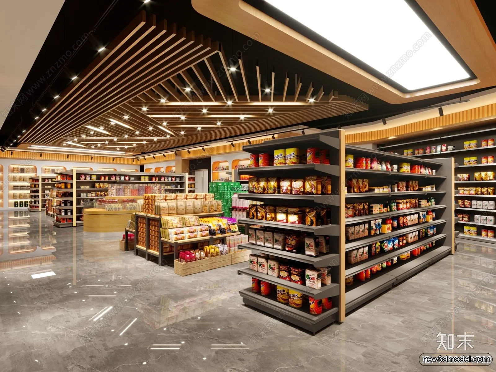 Super Market And Shop – 3D Interior Scene – 3D Models – 120