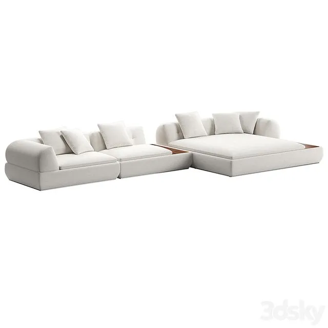 Supermoon Sofa 02 by Minotti 3dsMax Model