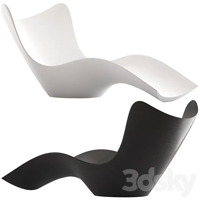 Surf Sun Lounger by Karim Rashid 3ds Max
