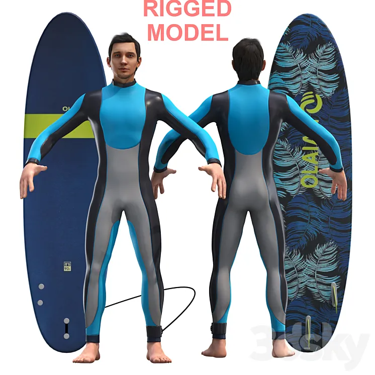 Surfer 3DS Max