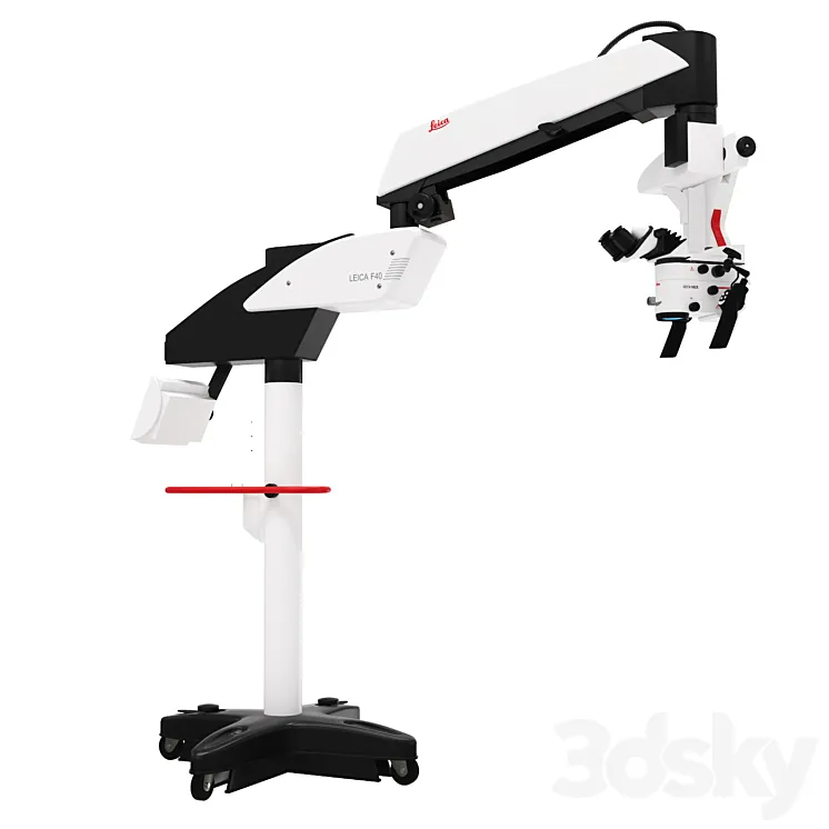 Surgical microscope LEICA M525 F40 3DS Max Model