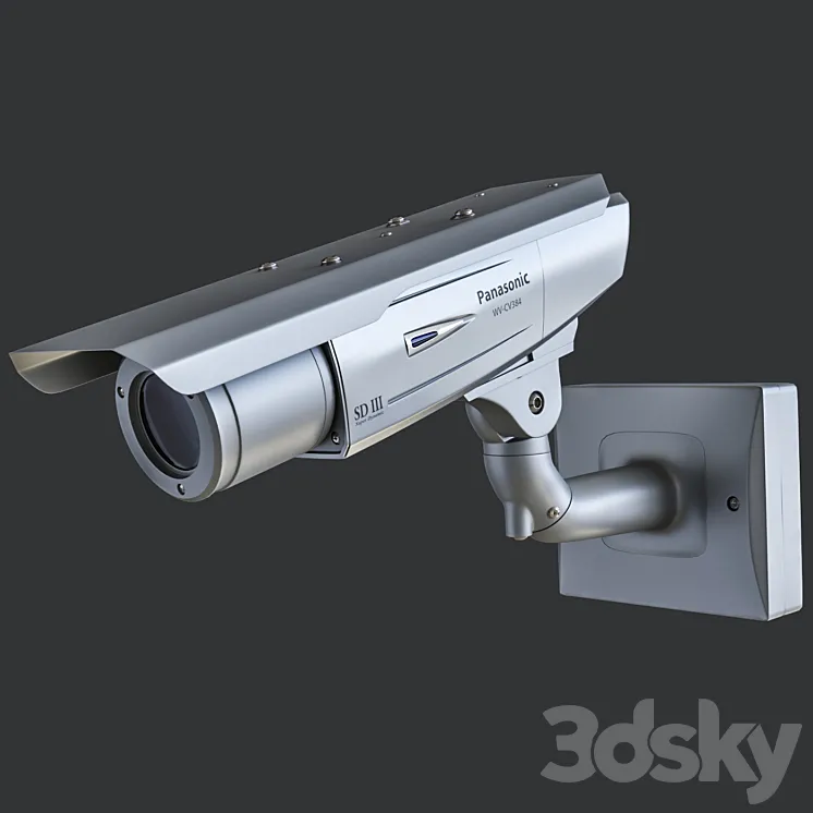 Surveillance camera Panasonic CW380 3DS Max
