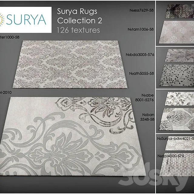 Surya rugs 2 3DSMax File