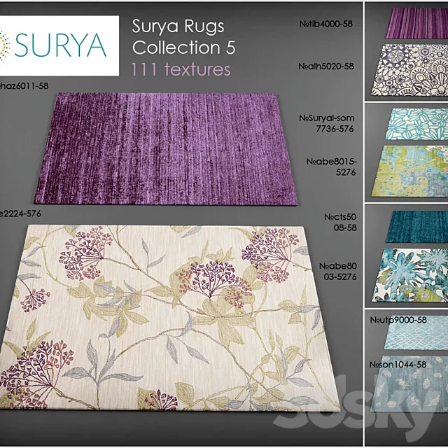 Surya rugs 5 3DSMax File