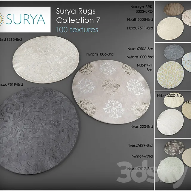 Surya rugs 7 3DSMax File