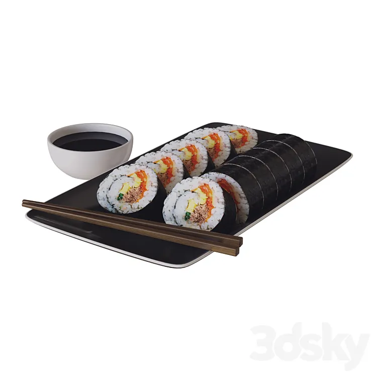 sushi 01 3DS Max
