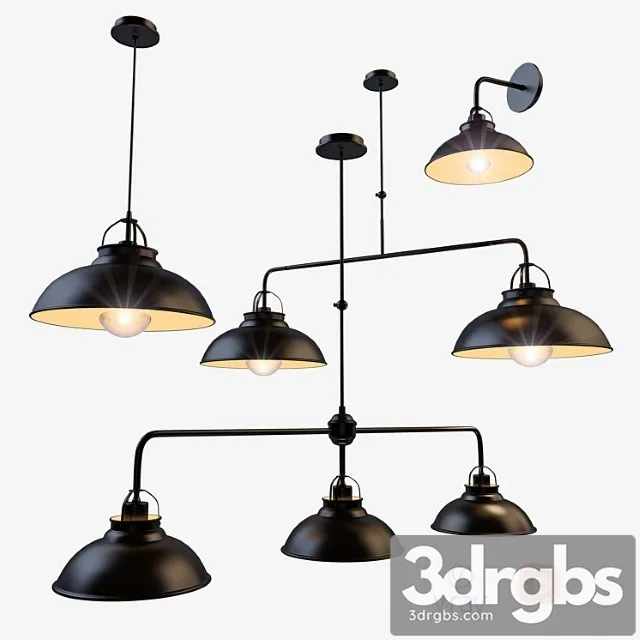 Suspended and wall lamps model hamois from the company lucide belgium. 3dsmax Download