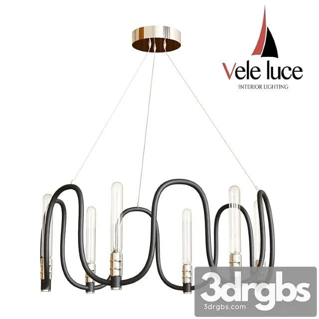 Suspended chandelier vele luce camomilla vl1073l06