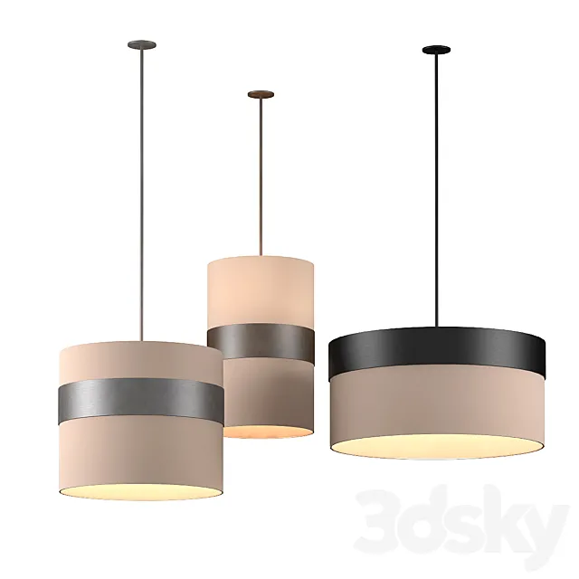 Suspended light Kevin Reilly Bamba 3ds Max