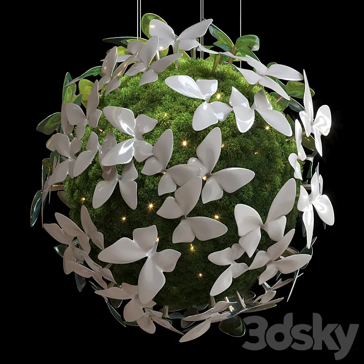 Suspended phytomodule – Vargov Design 3DS Max