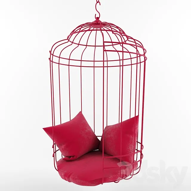 Suspended seat “Cage” 3DS Max Model