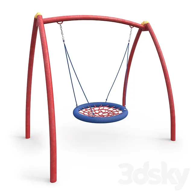 Suspended swing nest 3DSMax File