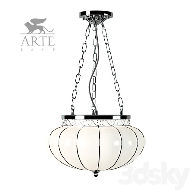 Suspension Arte Lamp A2101SP-4WH Venice 3DSMax File