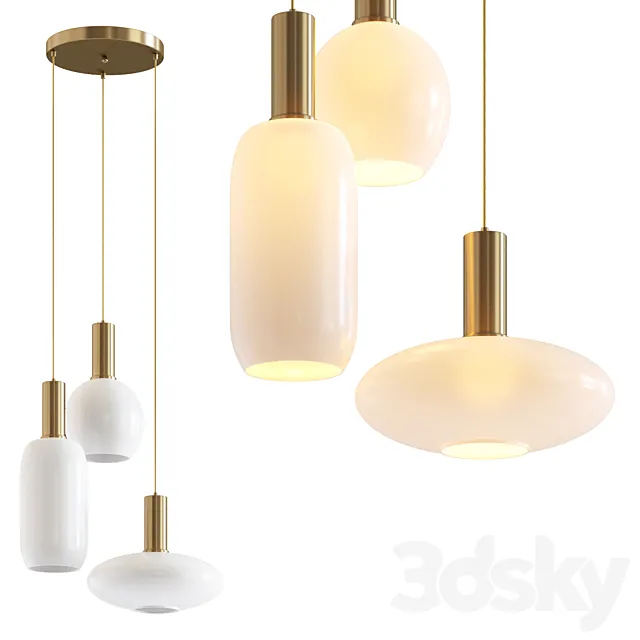 Suspension lamp Moderli Martin-2 3ds Max