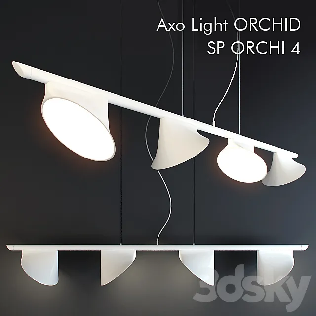 Suspension light Axo Light ORCHID SP ORCHI 4 3DSMax File