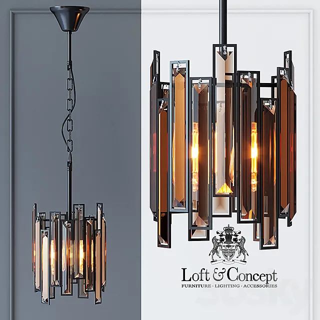 Suspension light Darkness Pendant 3ds Max